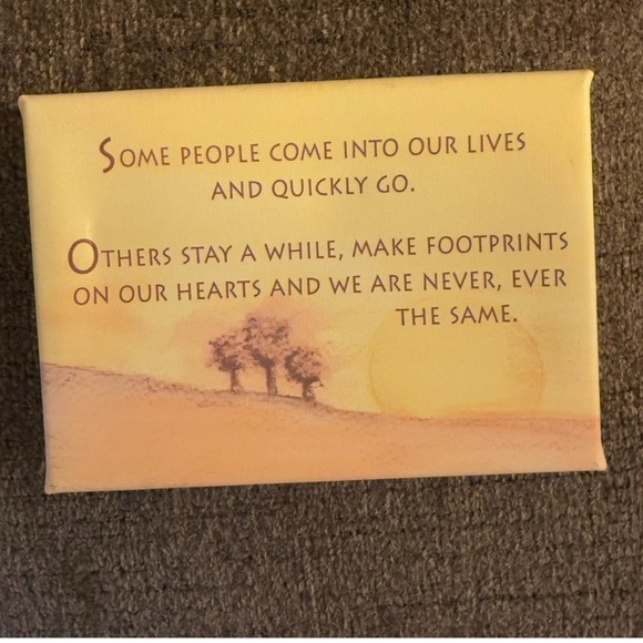 New Set of 2: Wooden Wall Art & Canvas Art - Picture 2 of 7